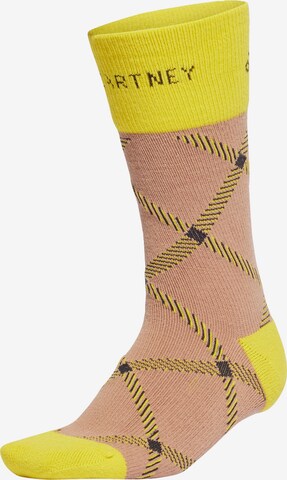 ADIDAS BY STELLA MCCARTNEY Athletic Socks 'Warm' in Yellow