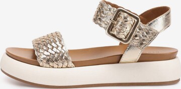 INUOVO Strap Sandals in Gold