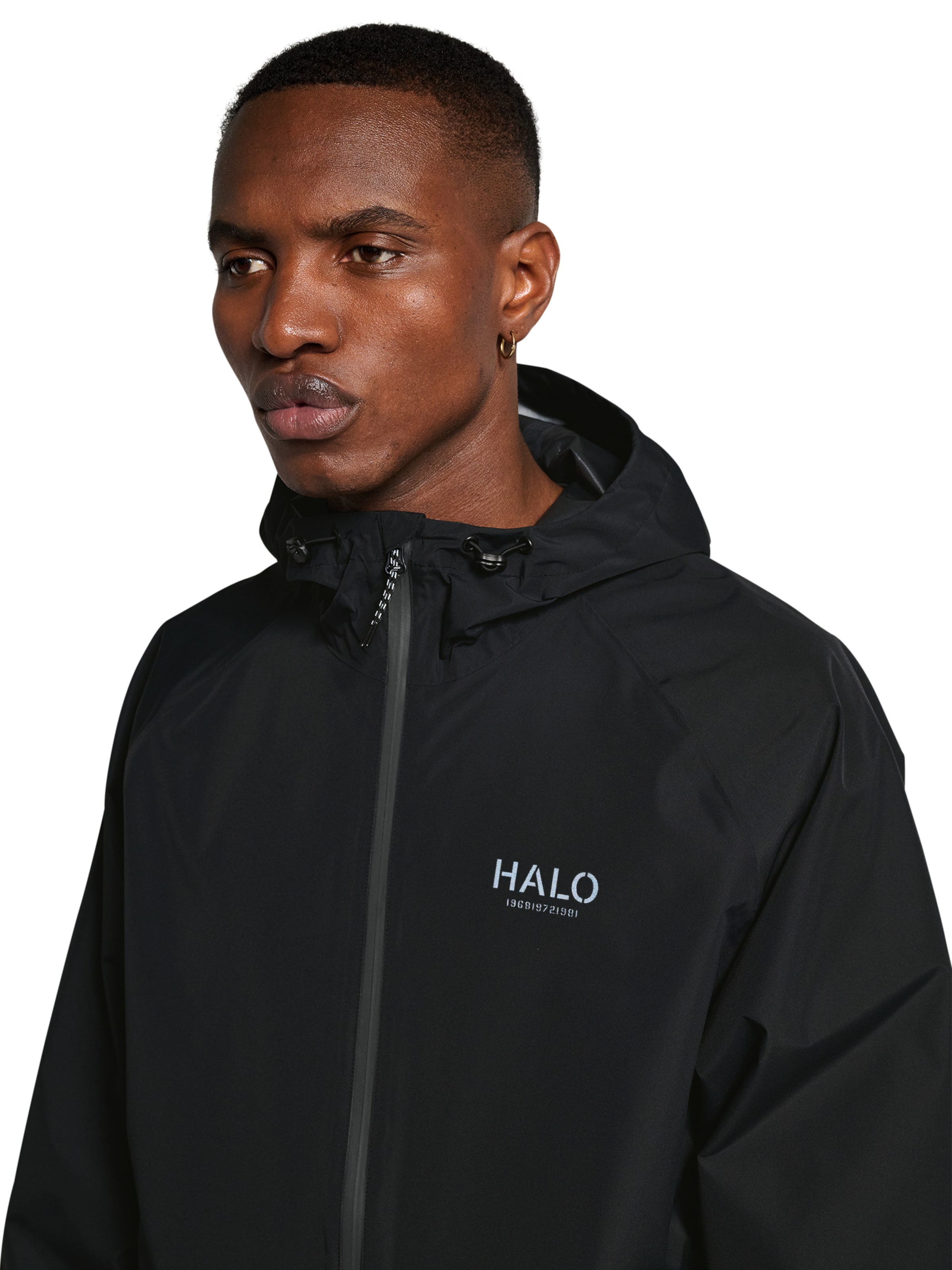 HALO Weatherproof jacket in Black
