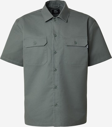 Chemise 'Dexter' Vintage Industries en vert : devant