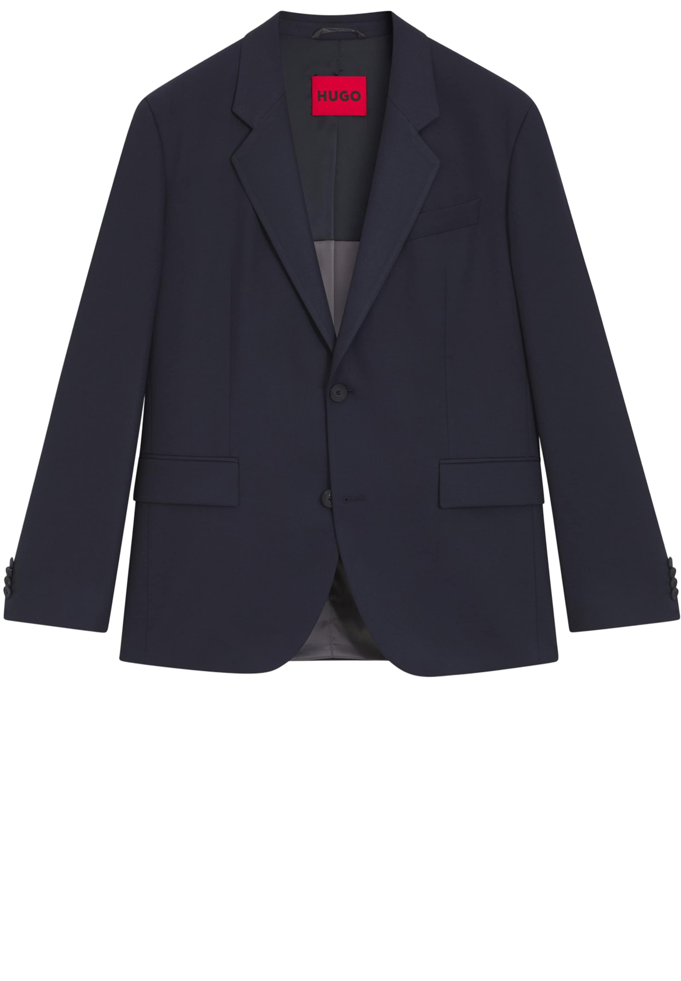 HUGO Regular Fit Sakko 'Karlo' in Blau: Vorderseite