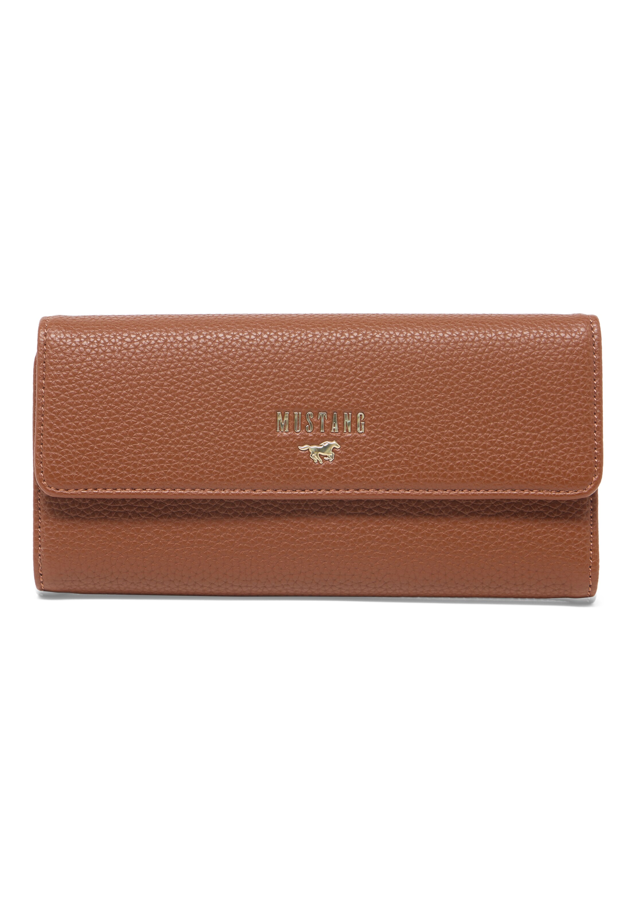 MUSTANG Wallet in Brown: front