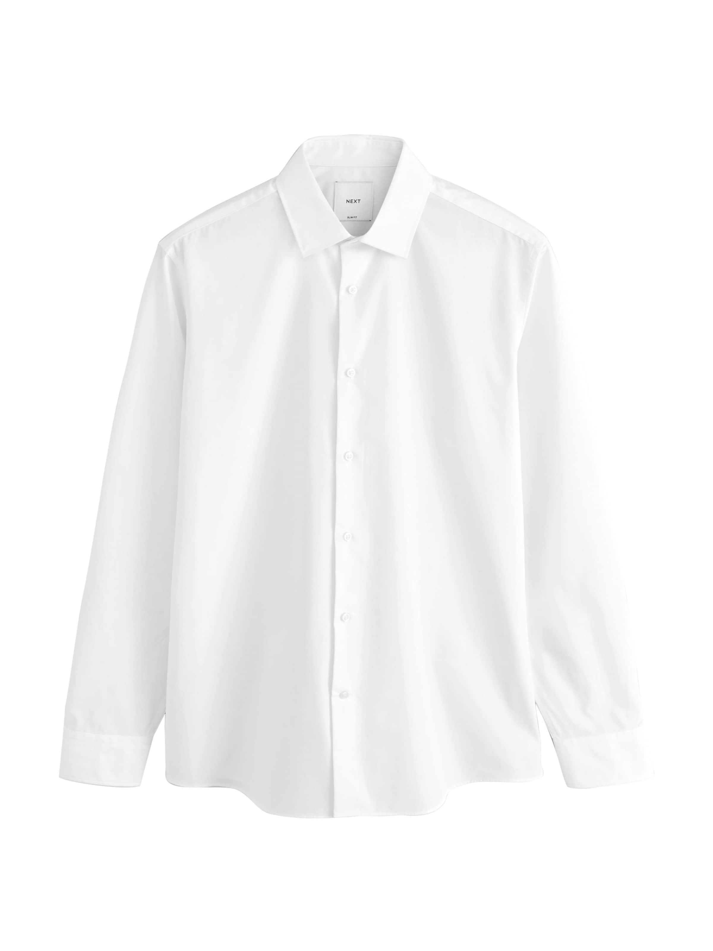 Next - Ajuste estrecho Camisa en azul