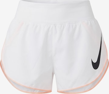 Regular Pantalon de sport 'TEMPO' NIKE en blanc : devant