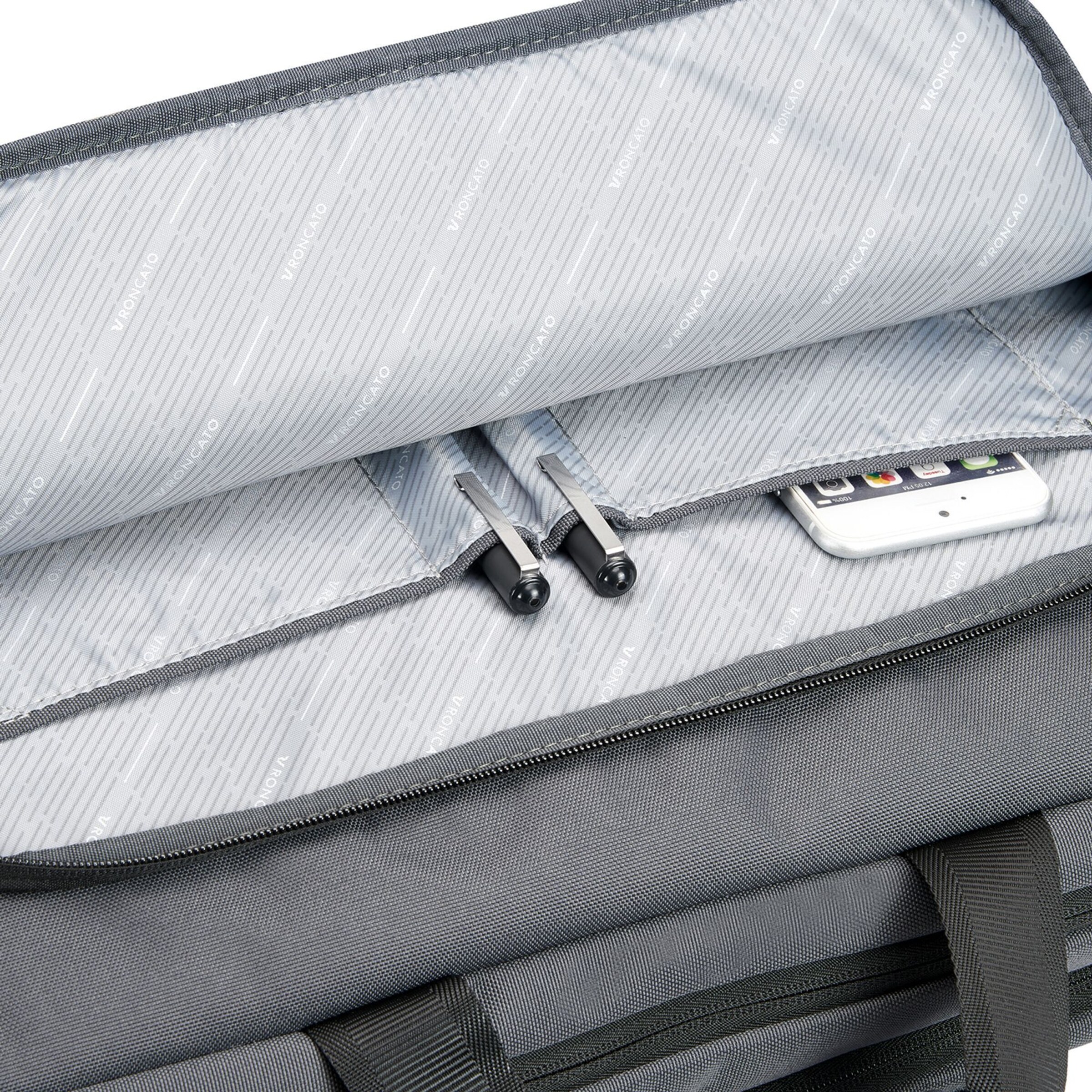 Roncato Document Bag in Grey