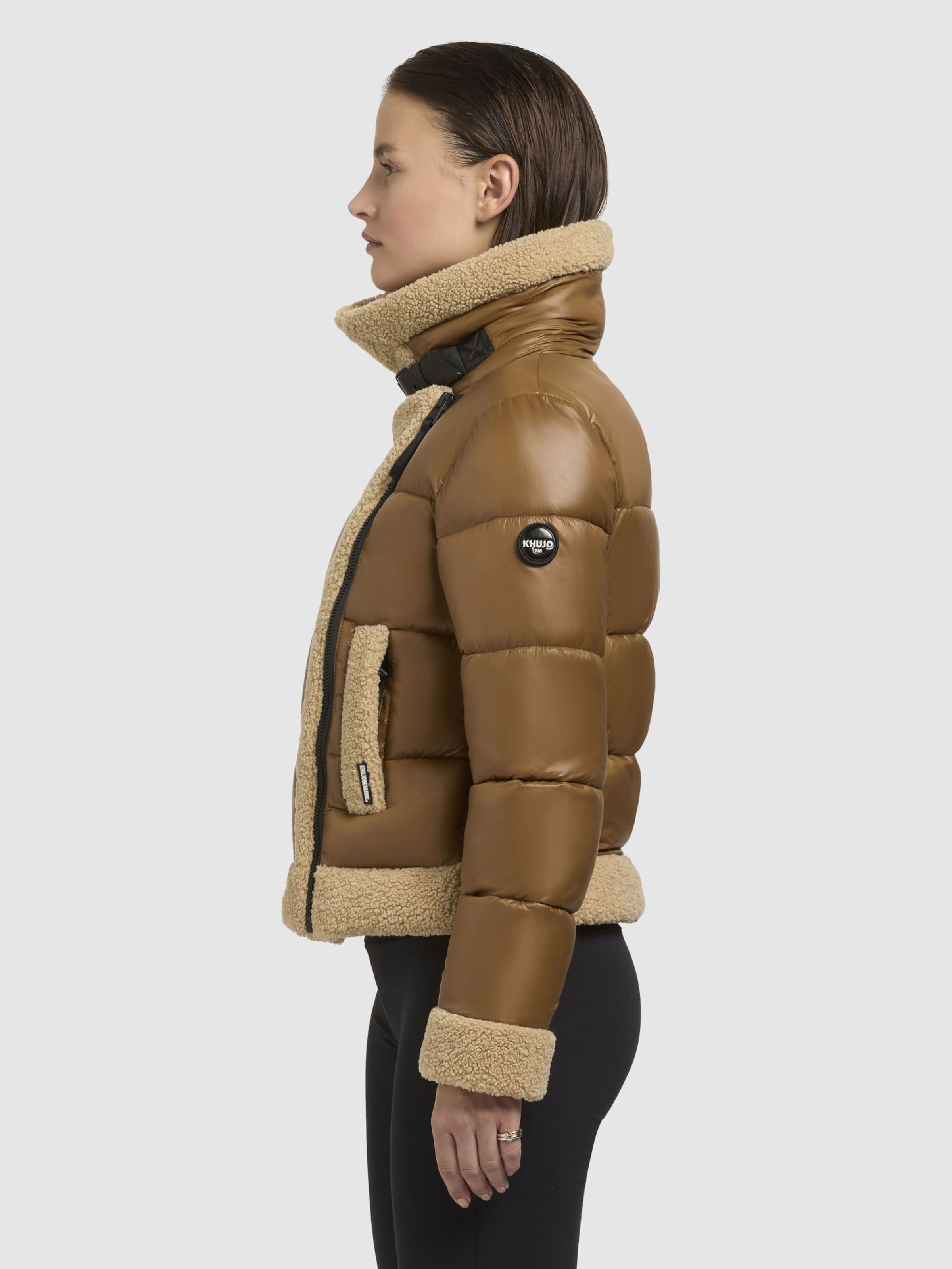 khujo Jacke 'Nessie' in Braun ABOUT YOU