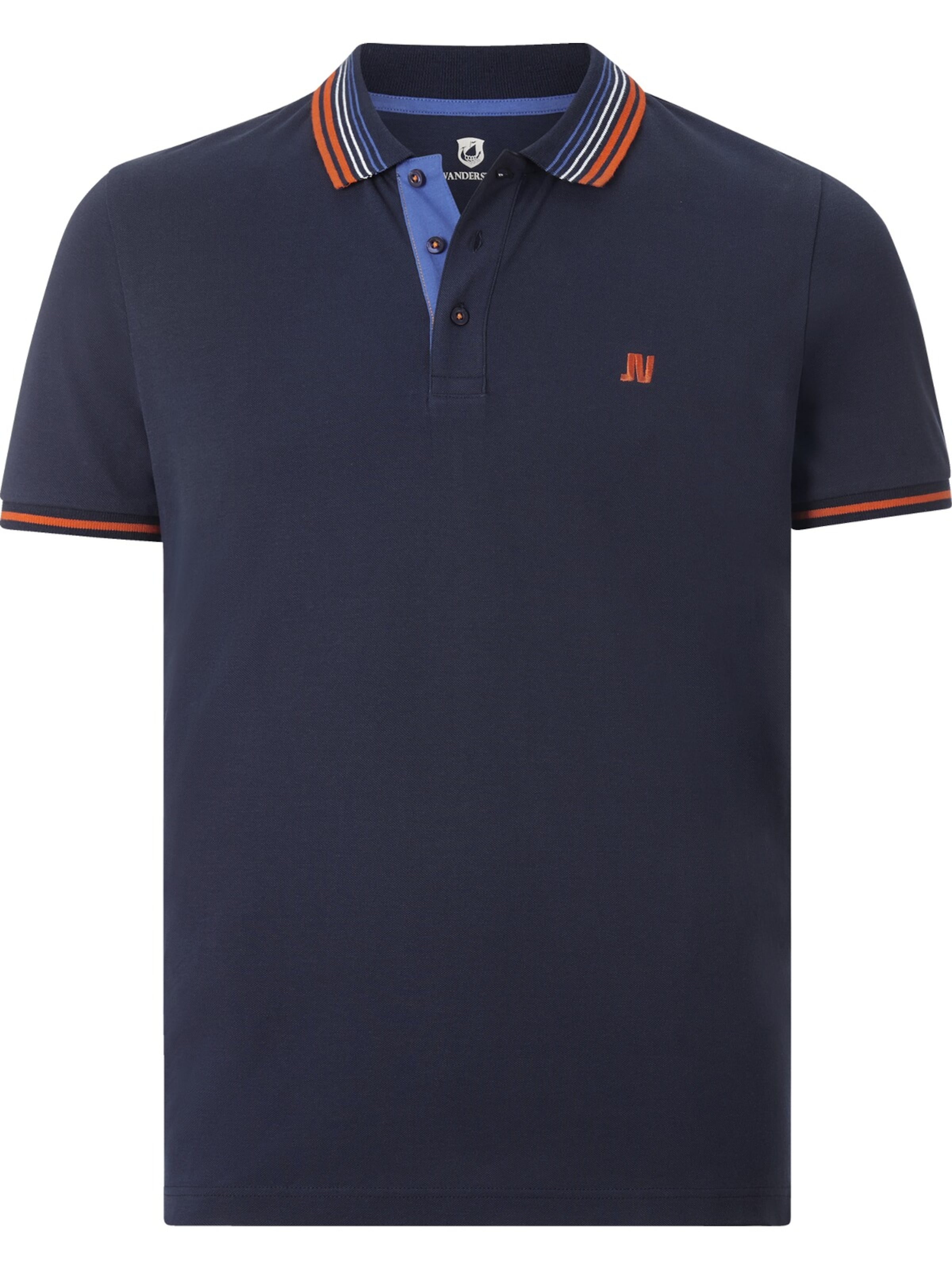 Jan Vanderstorm Shirt ' Volkbert ' in Blue: front