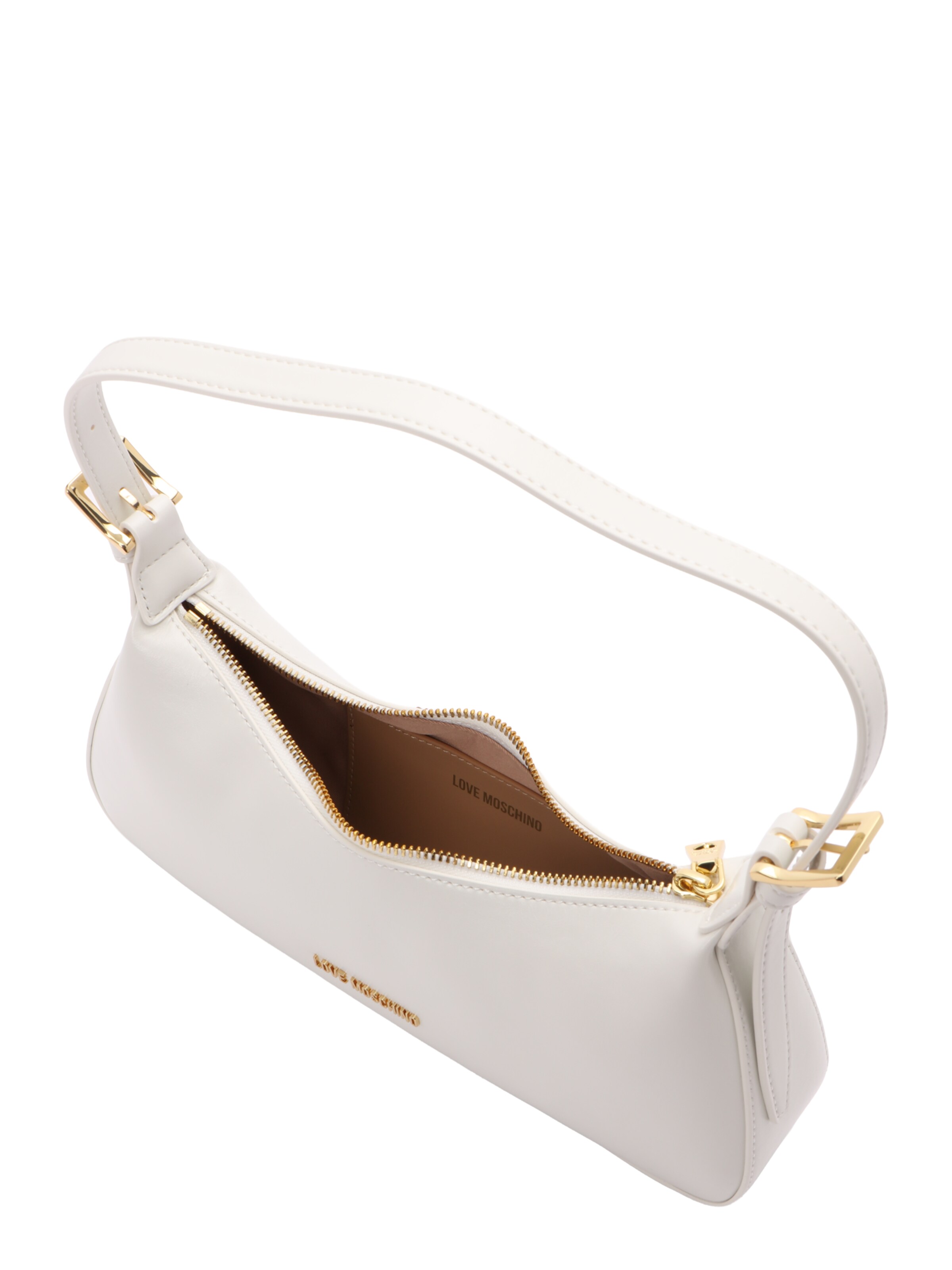 Borsa a spalla di Love Moschino in bianco