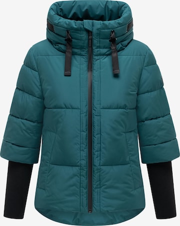 Veste d’hiver 'Lotusherz XIV' NAVAHOO en vert : devant