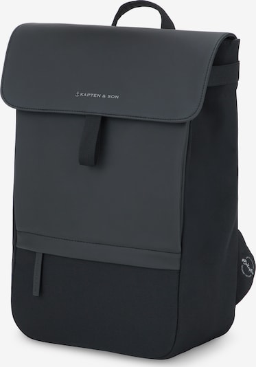 Kapten & Son Ruksak 'Fyn Midnight Blue' u tamno plava / bijela, Pregled proizvoda