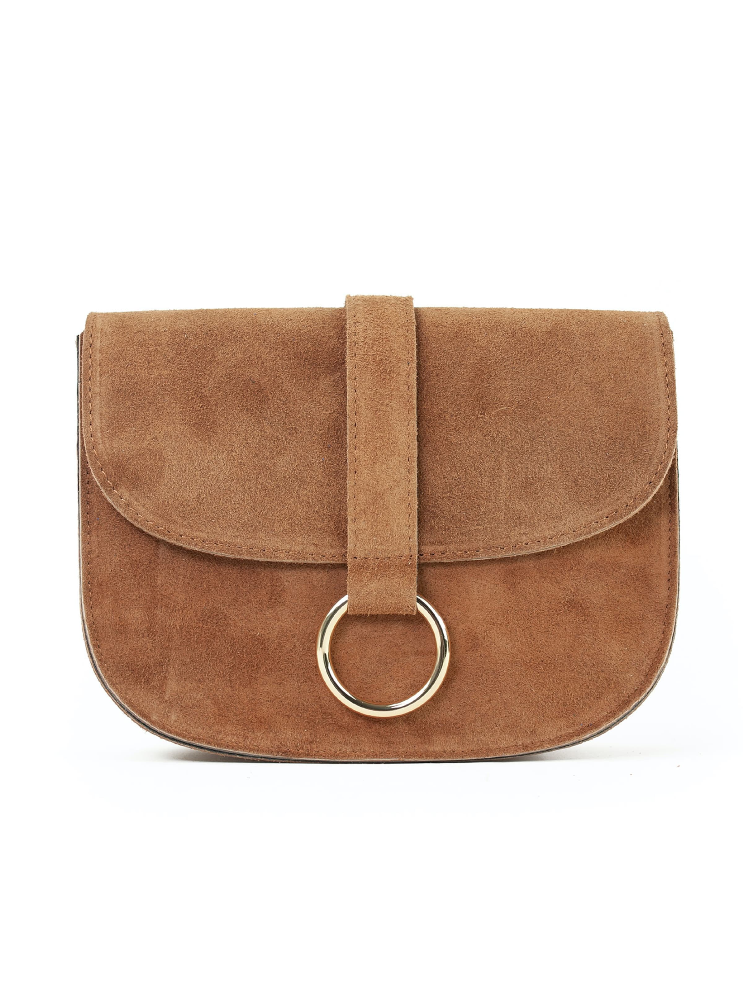 lePelou Handbag 'HANNA' in Brown: front