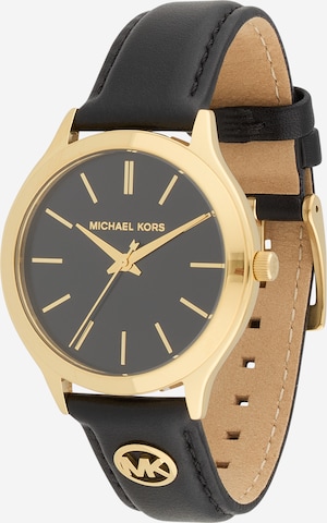 juoda MICHAEL Michael Kors Analoginis (įprasto dizaino) laikrodis 'SLIM RUNWAY': priekis