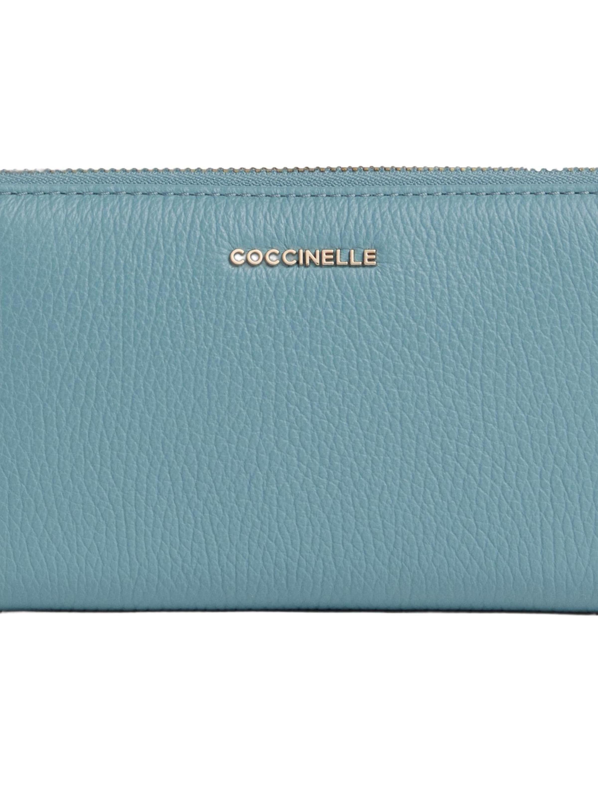 Portamonete 'COCCINELLE METALLIC 9' di Coccinelle in blu
