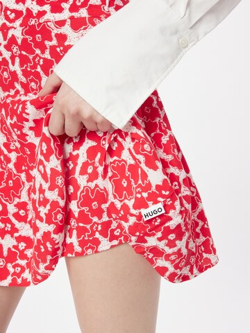 HUGO Red Skirt 'Resire' in Red