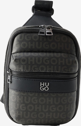juoda HUGO Rankinė su ilgu dirželiu 'Quantic_M': priekis