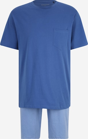 SCHIESSER Pyjama in Blau: predná strana