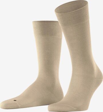 FALKE Socken 'Sensitive Malaga' in Beige: Vorderseite