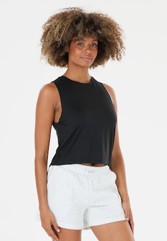 Athlecia Top 'Pacy' in Schwarz: Vorderseite