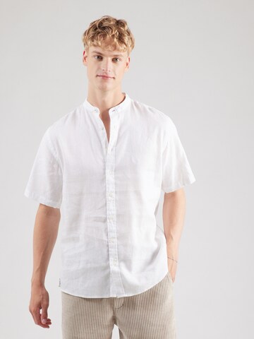 FYNCH-HATTON Regular fit Button Up Shirt in White: front