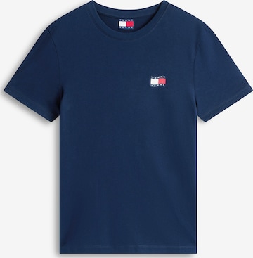 Tommy Jeans Тениска в синьо: отпред