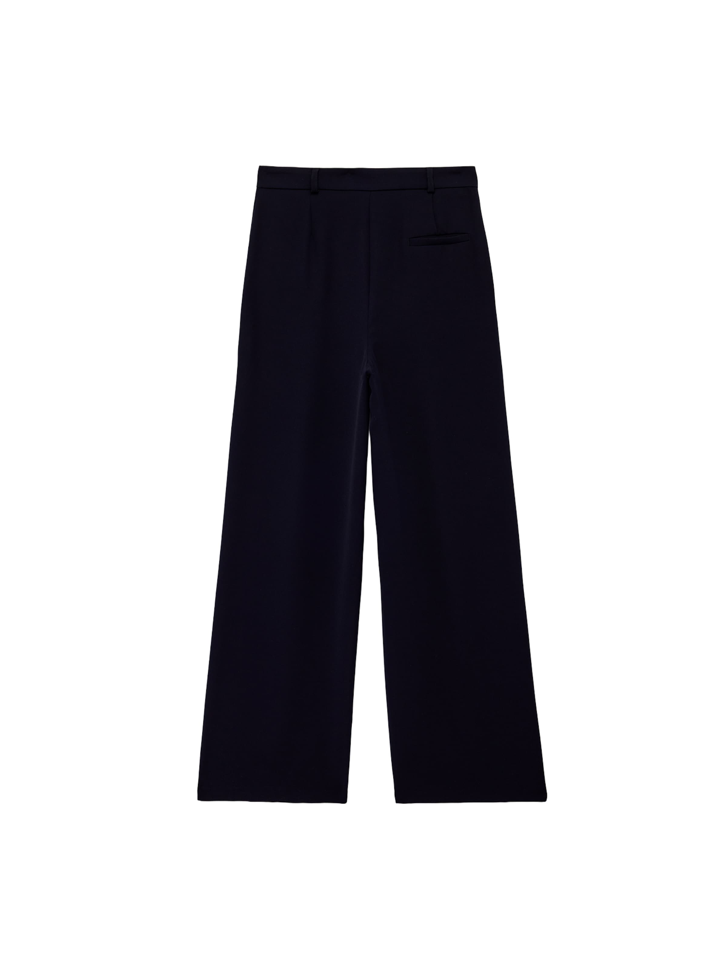 Koton Flared Pleat-front trousers in Blue