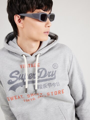 pilka Superdry Megztinis be užsegimo 'Heritage'