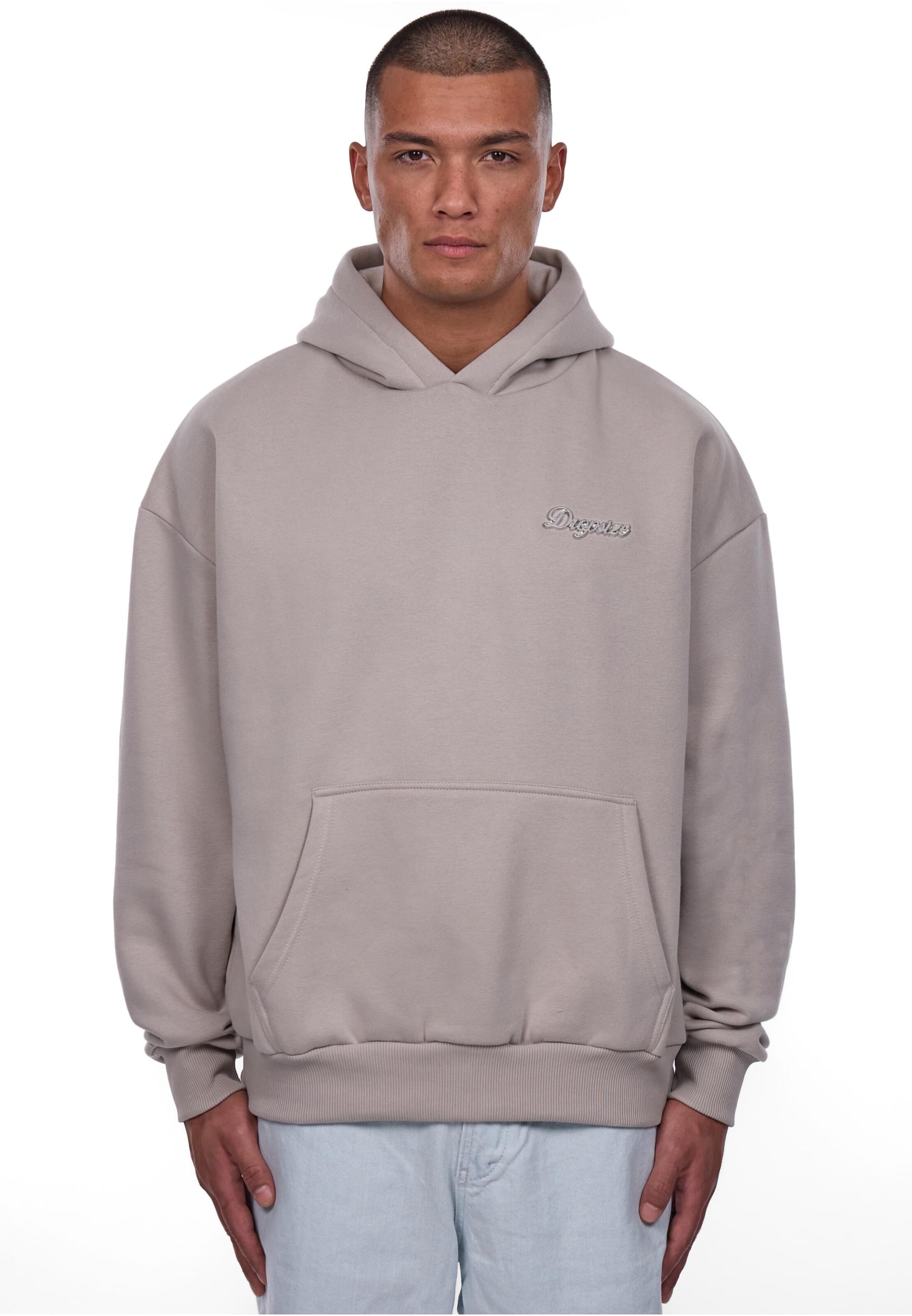 Dropsize Mikina – šedá: přední strana