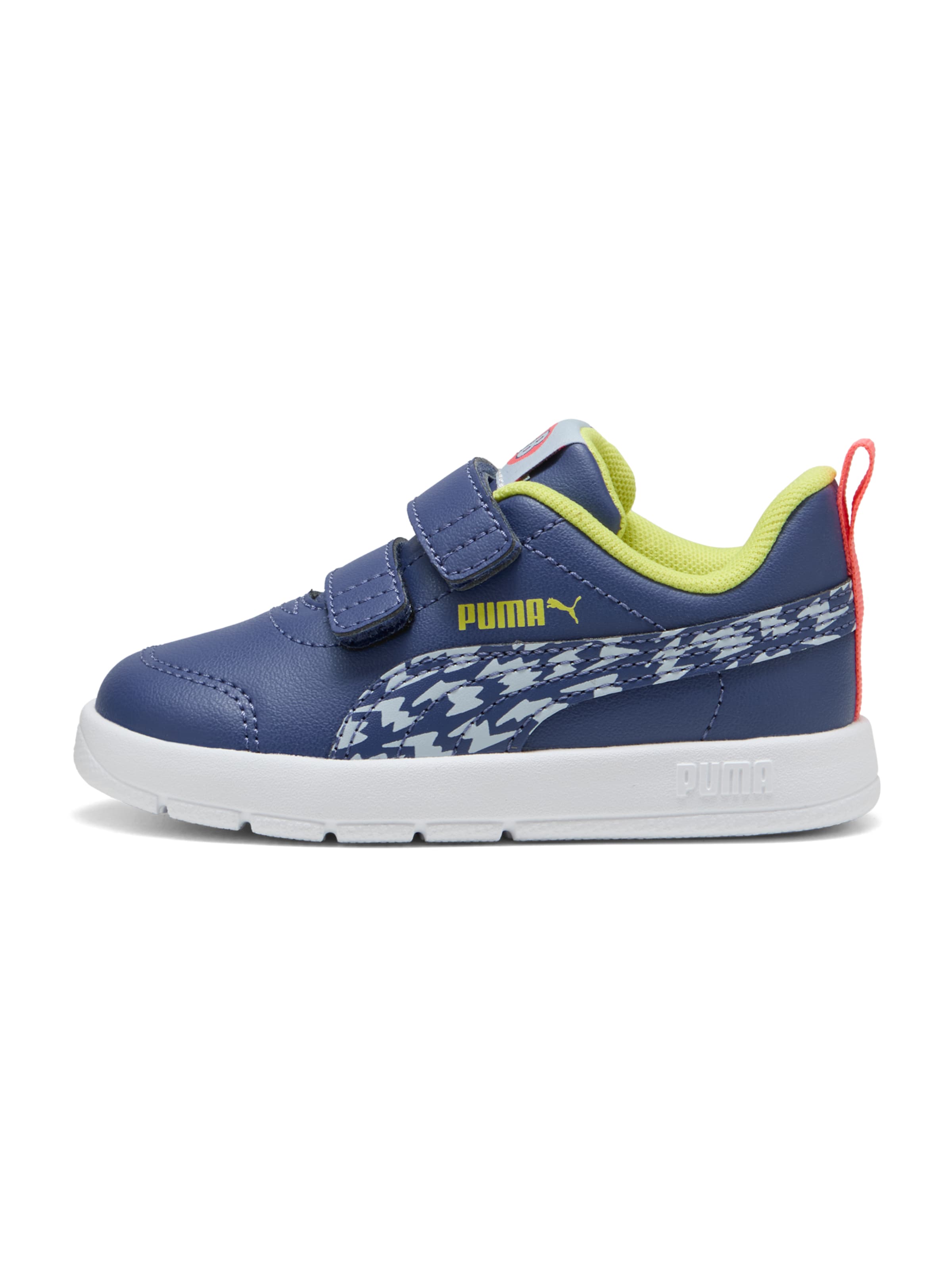PUMA Sneakers 'Courtflex V3 Poised 2 Race' in Blauw: voorkant
