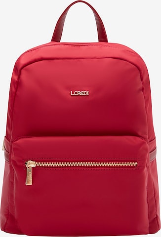 Zaino 'Alena' di L.CREDI in rosso: frontale