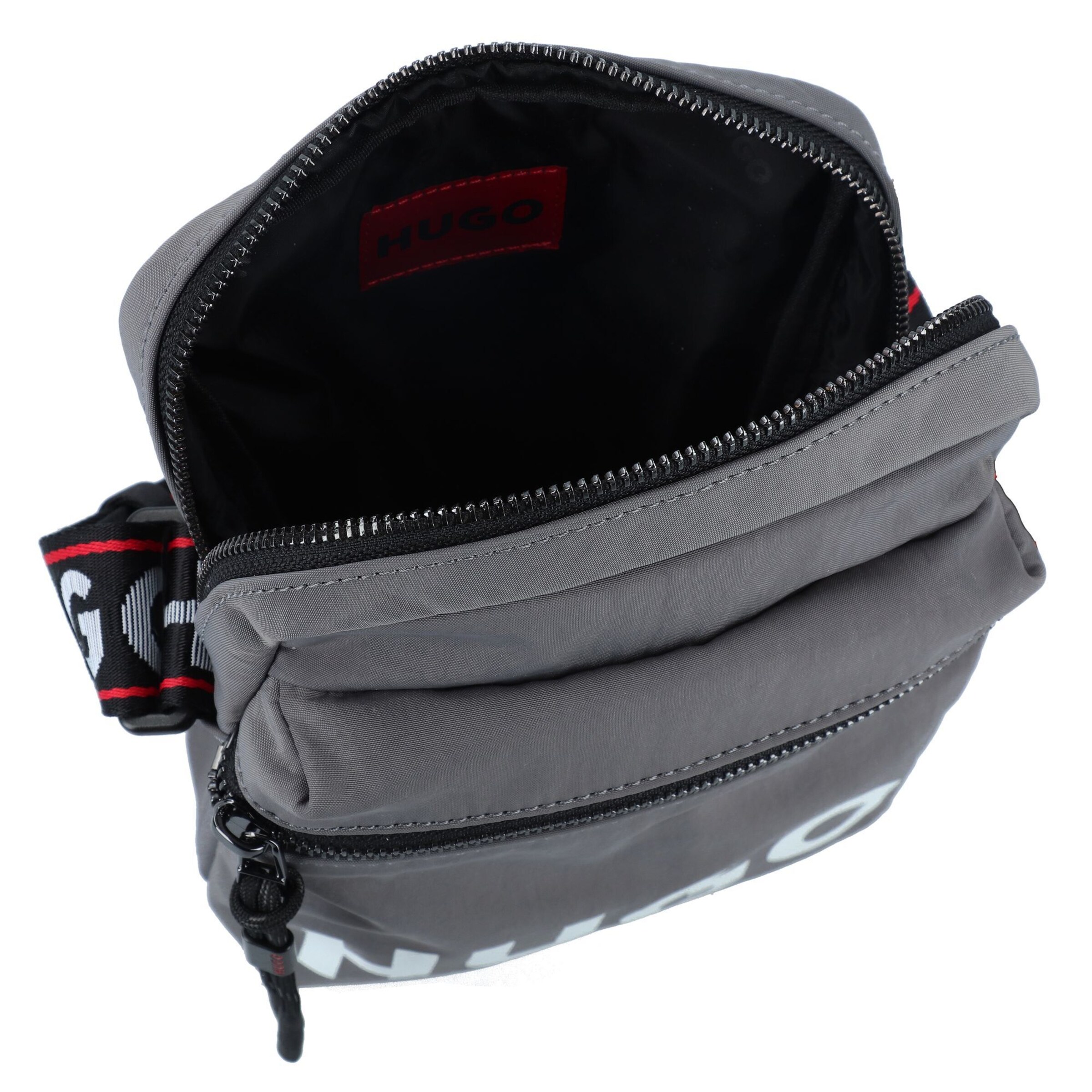 HUGO Umhängetasche 'Quentyn' in Grau
