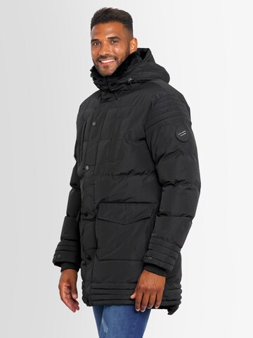 Alessandro Salvarini Winter jacket in Black: front