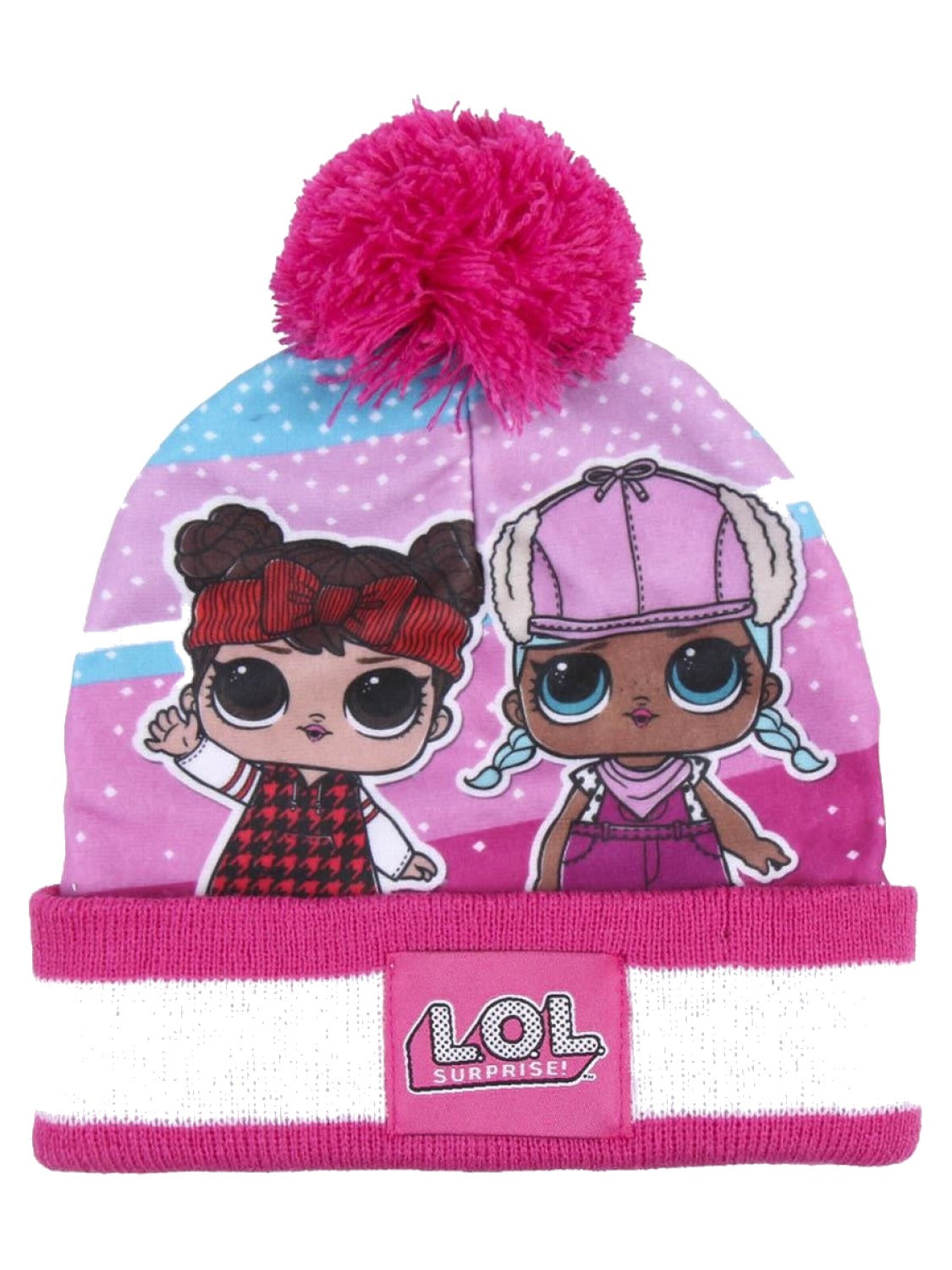 L.O.L Surprise! Muts 'LOL Surprise Winterset Muts en Handschoenen' in Roze