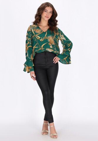 faina Blouse in Green