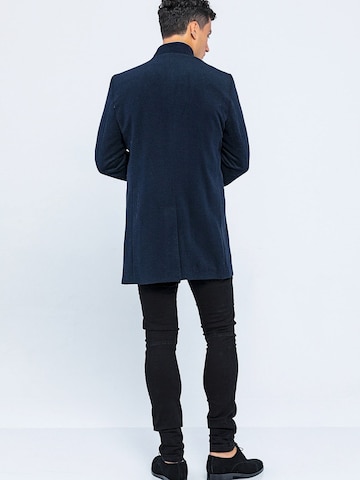 Coupe regular Manteau mi-saison Ron Tomson en bleu