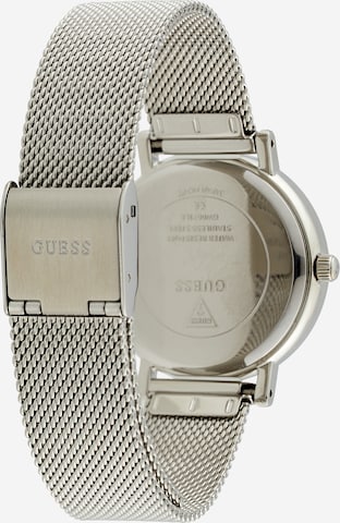 GUESS Analogové hodinky – stříbrná