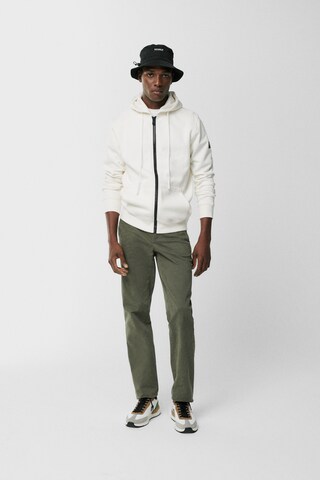 ECOALF Zip-Up Hoodie in White