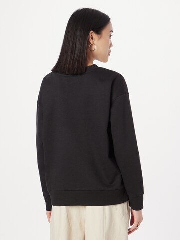 Sweat-shirt 'Broderie Yoke' Dorothy Perkins en noir