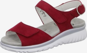SEMLER Sandals in Red: front