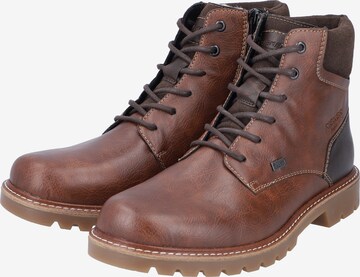 Rieker Lace-Up Boots in Brown