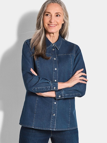 Goldner Blouse in Blauw: voorkant