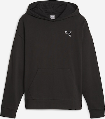 Sweat-shirt 'Essentials' PUMA en noir : devant