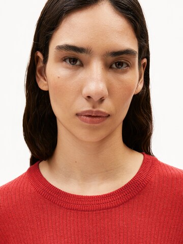 ARMEDANGELS Pullover 'Lizaa Lino' in Rot: Vorderseite
