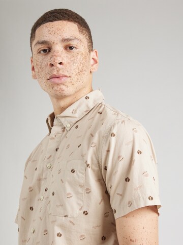 BLEND Slim fit Button Up Shirt in Grey
