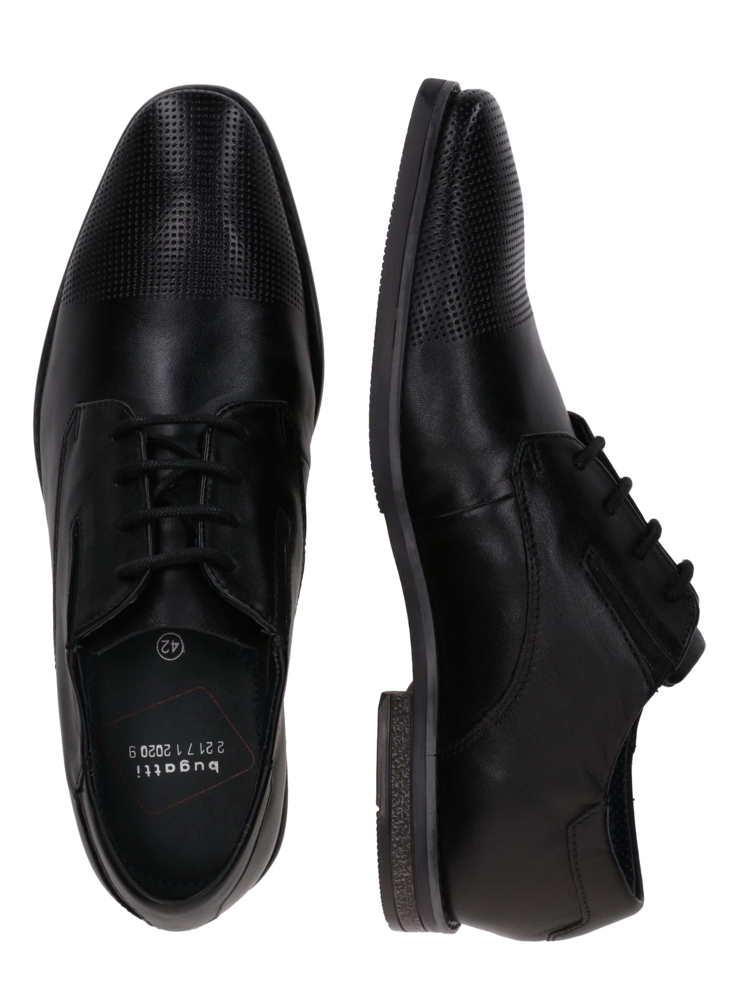 bugatti - Sapato com atacadores em preto