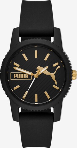 PUMA Uhr in Schwarz: predná strana