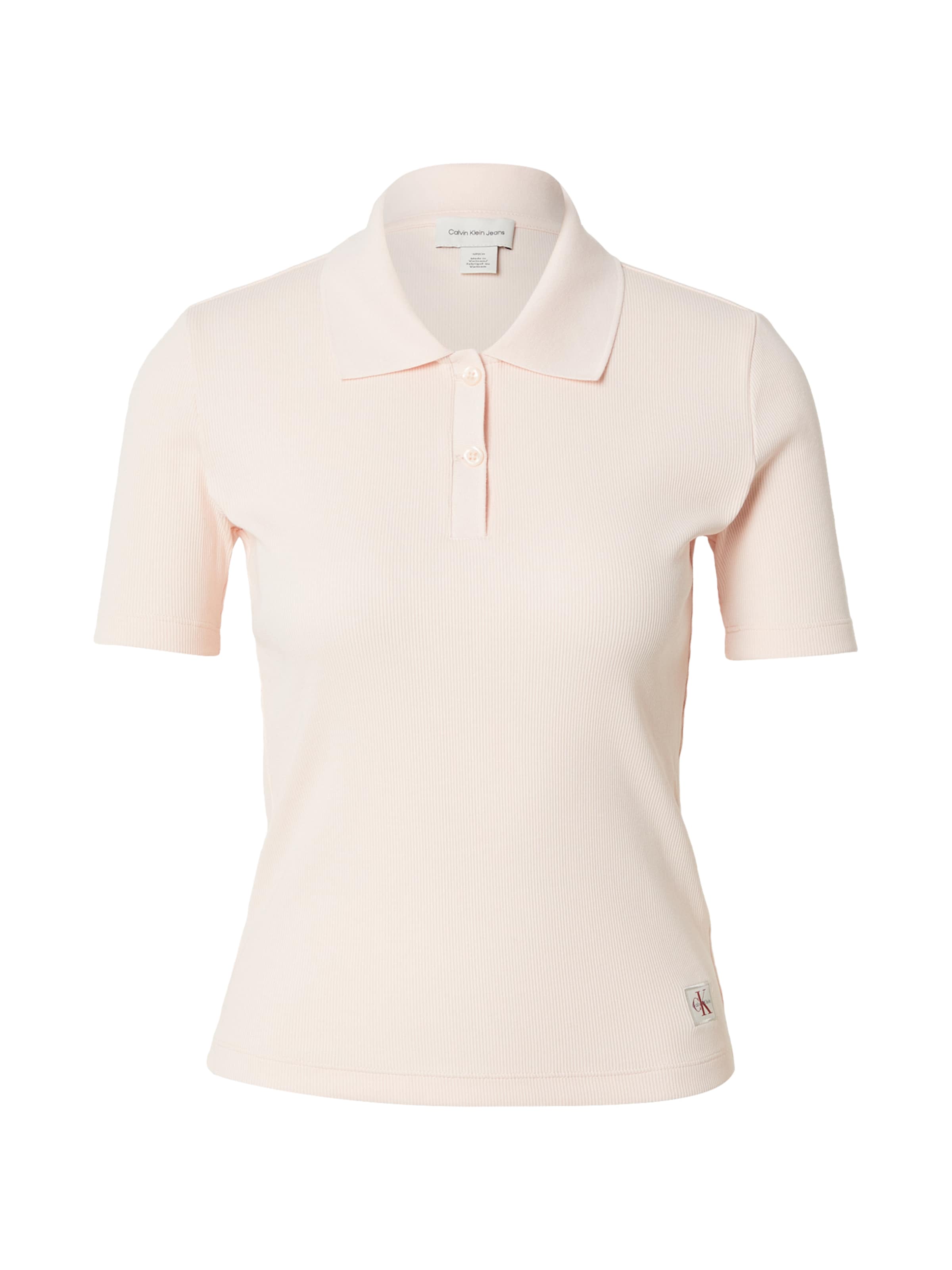 Calvin Klein Jeans Koszulka w kolorze różowy: przód