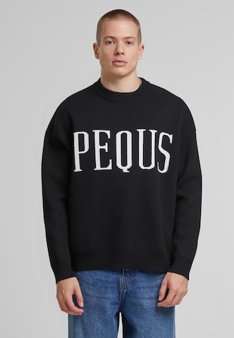 Pull-over Pequs en noir : devant