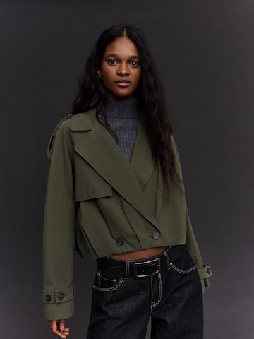 Bershka Vest in Green: front