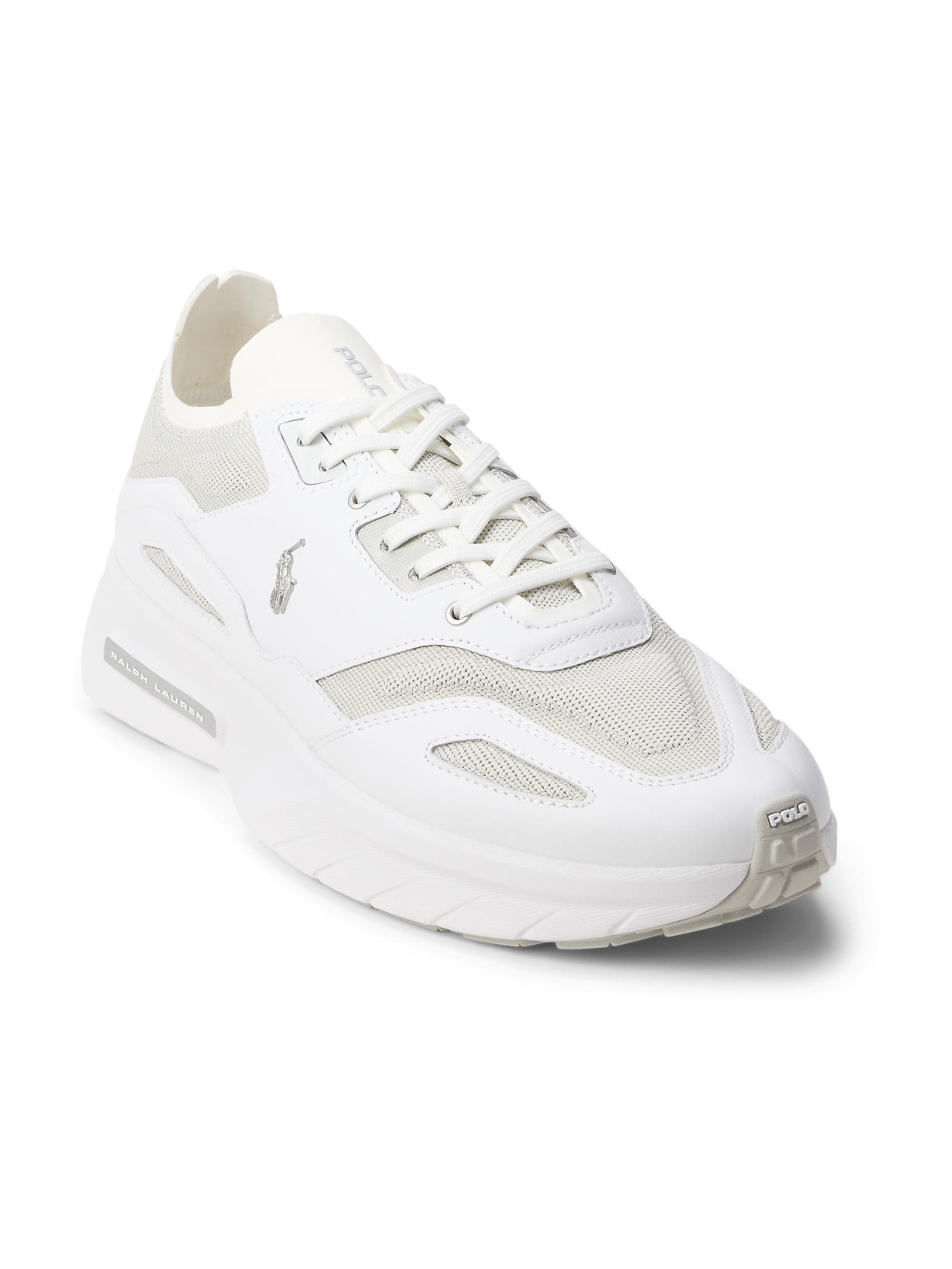 Sneaker low 'BOERUM' de la Polo Ralph Lauren pe alb: față