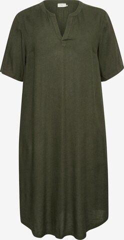 KAFFE CURVE Shirt Dress 'Mille' in Green: front